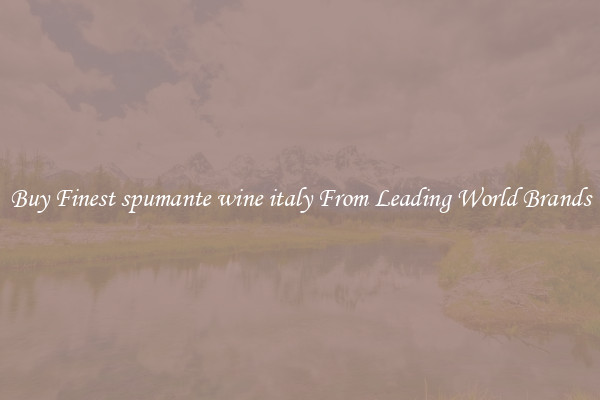 Buy Finest spumante wine italy From Leading World Brands