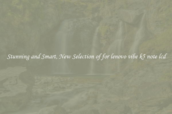 Stunning and Smart, New Selection of for lenovo vibe k5 note lcd