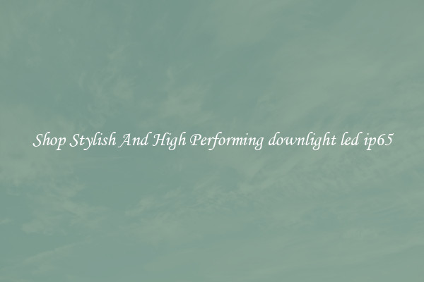 Shop Stylish And High Performing downlight led ip65