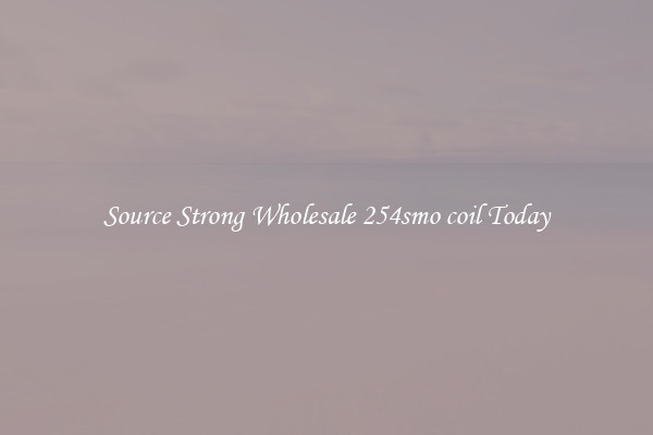 Source Strong Wholesale 254smo coil Today