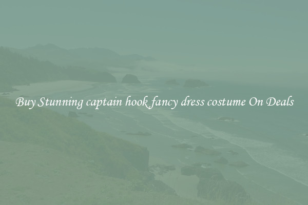 Buy Stunning captain hook fancy dress costume On Deals