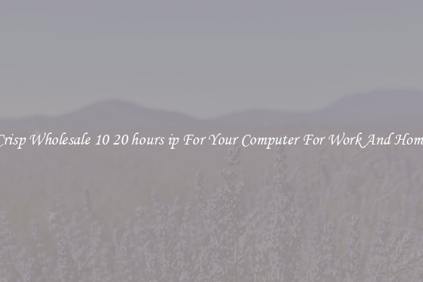 Crisp Wholesale 10 20 hours ip For Your Computer For Work And Home