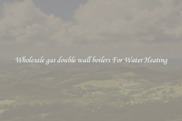 Wholesale gas double wall boilers For Water Heating
